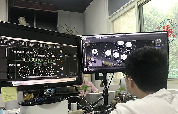 鋼廠含鋅固廢綜合利用工藝流程三維動(dòng)畫演示制作中